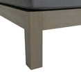 thumbnail image 5 of GDF Studio Caspian Outdoor Acacia Wood Left Facing Chaise Lounge Sofa, Grey Finish + Dark Grey, 5 of 9