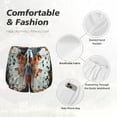 thumbnail image 4 of KLL Butterfly and Bloom Beauty Pattern Shorts Women,Athletic Shorts High Waisted Running Shorts Pocket Sporty Short Gym Elastic Workout Shorts-Medium, 4 of 7