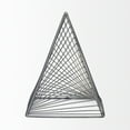 thumbnail image 2 of Mercana Risley Gray Metal Triangular Decorative Object 68536, 2 of 5