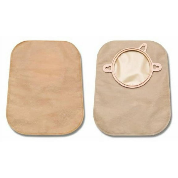 Hollister New Image Ostomy Pouch - Green Code, 1.75 Inch Flange, 7 Inch Length (Mini), Beige, Closed End, 30 Count