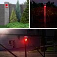 thumbnail image 1 of Luz de alarma de seguridad con luz LED de alarma de sonido con energía solar impermeable ajustable de 4 modos, 1 of 8