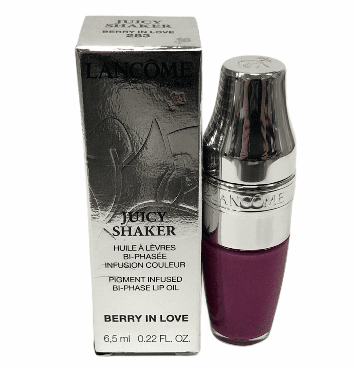 Crush Interpretive Pelmel LANCOME Juicy Shaker Pigment Infused Bi-Phase Lip Oil 6.5ml Shade #283  BERRY IN LOVE - Walmart.com