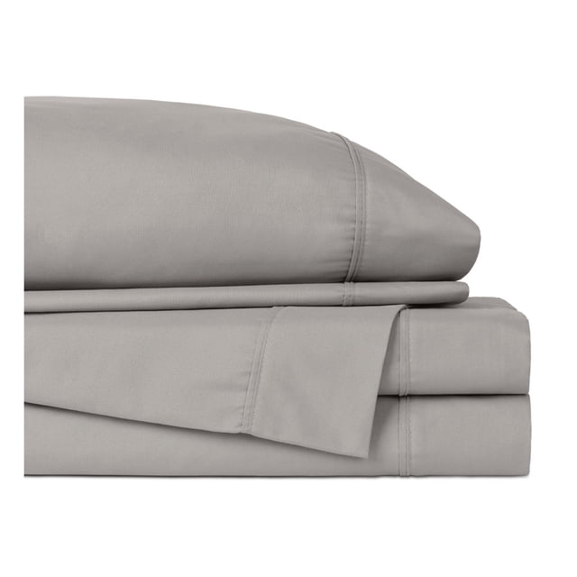 Juego de Sábanas King Size de Microfibra Esquimal, Hipoalergénicas para Colchones de hata 40 cm alto , Gris