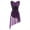 Purple, variant on IBTOM CASTLE Lyrical Dance Dress for Women Contempory Dance Clothes Shiny Sequins Asymmetrical Ballet Leotard Dress S Royal Blue