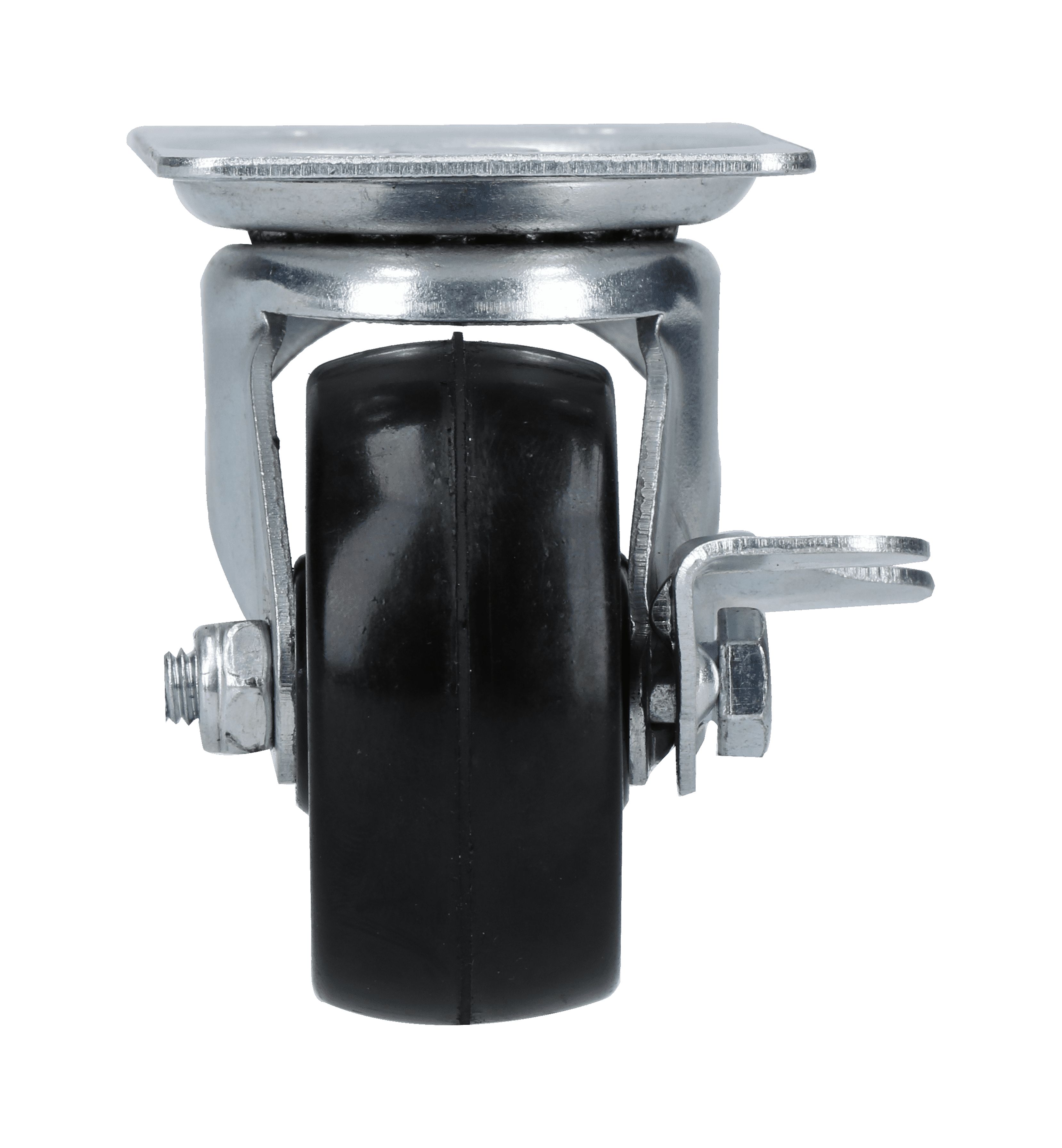 Surtek Mobile Rubber Caster with Brake 2" Surtek