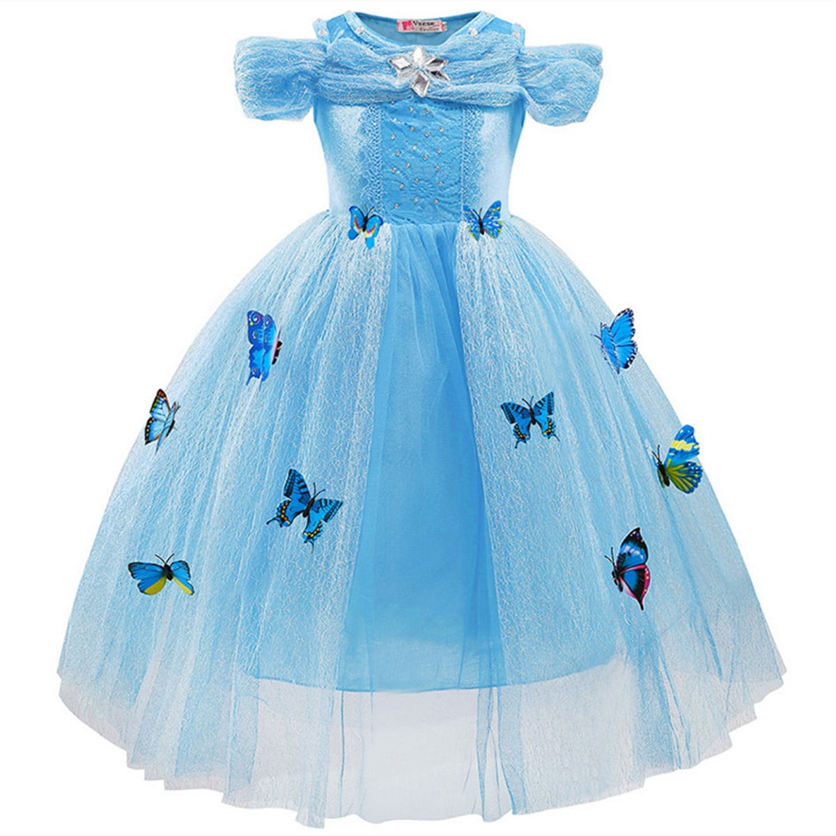 Buy HAWEE Girls Princess Costume Butterfly Blue Fancy Party Birthday