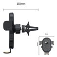 thumbnail image 4 of Soporte Universal de rotación de 360 ​​grados para coche soporte de montaje soporte de ventilación de aire soporte de Clip para teléfono móvil gratis, 4 of 4