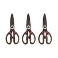 thumbnail image 1 of Sturdy Stainless Steel Scissors for Kitchen Use - Practical Cutting Tool for Poultry and Opening Tasks Ideal for Craft and Stationery Needs 3PCS, 1 of 3