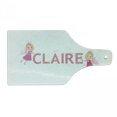 thumbnail image 1 of Claire Cutting Board, Pastel Toned Colorful Arrangement of Elements with Magic Wands and Wings, Decorative Tempered Glass Cutting and Serving Board, Wine Bottle Shape, Multicolor, by Ambesonne, 1 of 1