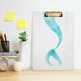 thumbnail image 6 of FMSHPON Turquoise Mermaid Tail White Clipboard Hardboard Wood Nursing Clip Board and Pull for Standard A4 Letter 13x9 inches, 6 of 8