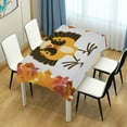 thumbnail image 7 of SKYSONIC Thanksgiving Turkey Tablecloth Waterproof Washable Polyester Square Table Cover Durable Tablecloth for Kitchen Dining Table Party Decor (60 X 108 Inch), 7 of 7