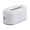 D, variant on Modern Plastic Tissue Box Cover Dispenser - Sleek Home Decor for Living Room, Bedroom, Dorm, Office Desk - Holds Standard Rectangle Pop-Up Tissues, Secure Lid & Elastic Holder Ciozy