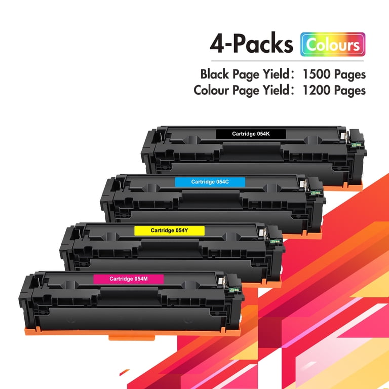 054 054H Toner Cartridge 4 Pack Compatible for Canon Cartridge 054 054 054H Toner Cartridge 4 Pack Compatible for Canon Cartridge 054