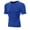 Blue, variant on WBQ Men's Short Sleeve Active T-Shirt Quick Dry Workout Shirts Moisture Wicking Running T-Shirts Performance Tee Tops