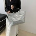thumbnail image 2 of TELOLY Tote Bag for Women,Spring Fashion Design Leather Tote Bag for Women,Comfortable Handheld Design Bags for Women,Red,style2, 2 of 5