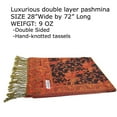 thumbnail image 3 of Women's Paisley Pashmina Double Sided Wrap Scarf Stole, 3 of 4