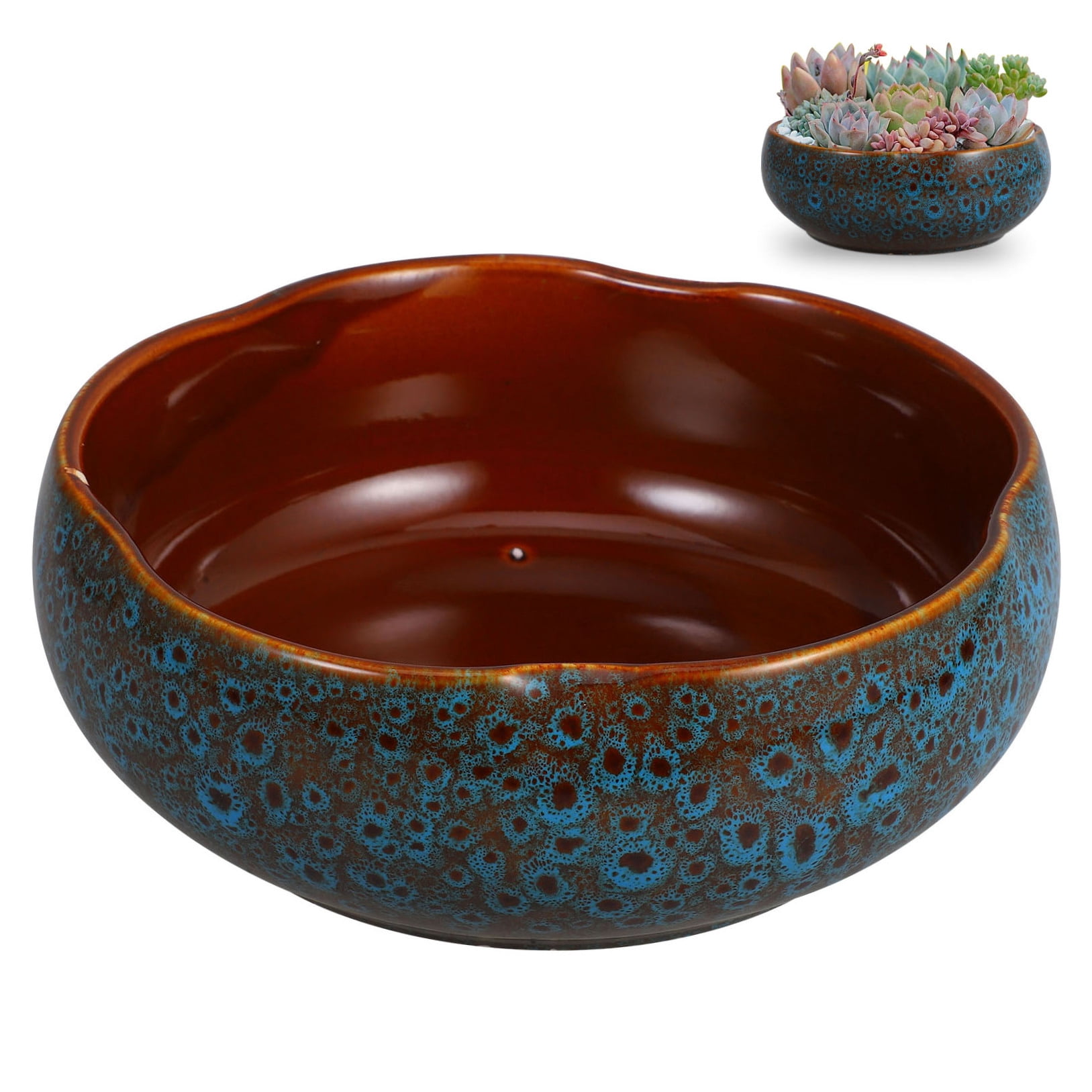 Hemoton Hydroponic Planter Pot for Water , Indoor and Outdoor Flower Container for Gardening and Plant Growth