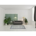 thumbnail image 6 of 5' X 8' Ivory And Blue Oriental Power Loom Stain Resistant Area Rug, 6 of 6