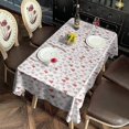 thumbnail image 2 of Red Christmas Tree Pattern Rectangle Tablecloth 60"x102",Waterproof Polyester Rectangle Table Cloth, Wipeable Spillproof Polyester Tablecloth for Dining, Camping, Indoor and Outdoor, 2 of 6