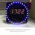 thumbnail image 4 of Kit De Reloj De Tubo Digital LED, Rotación De Control De Luz, Pantalla De Temperatura, Reloj Despertador, Diseño Enchufable, Arte Para La Escuela De, 4 of 7
