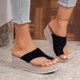 thumbnail image 1 of WILLBEST Sandalias De Mujer Para Playa, Sandalias De Cuña Con Punta Abierta De Cuero A La Moda De Verano Para Mujer, Cómodas, Transpirables Y Sin Cordones, 1 of 9