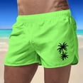 thumbnail image 2 of Mens Swim Trunks with Compression Liner 2 In 1 Swimming Shorts Hawaiian Print Swimwear Bathing Suit for Board Beach Gym Running, 2 of 4