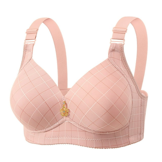 HomeGardon Bra for Women Plus Size Clearance Cover Beautiful Back Gathered Push Up Bra Full Coverage Everyday Bras