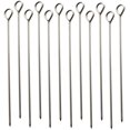 thumbnail image 1 of Soro Essentials - Juego de 12 brochetas redondas de acero inoxidable de 25 cm - Brochetas de metal para asar a la parrilla, brochetas de barbacoa, brochetas reutilizables para carne, pollo, verduras,, 1 of 5