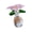 Pink, variant on AOOOWER Crystal Rose Flower Figurines with Base,Glass Flower Bouquet Handmade Crystal Flower Collectibles Home Table Decors