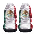 thumbnail image 5 of XYZCANDO Mexican Flag Car Seat Covers 2 Pack Protector Car Front Seat Covers Car Interior car Front Seats, Lightweight Non-Slip SUV Van, 5 of 9