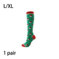 thumbnail image 2 of Minnieouse 1 par de calcetines de estilo navideño para hombres y mujeres, bonitos calcetines deportivos a la moda, calcetines hasta la rodilla antifatiga, Accesorios de calzado Gorro navideño L/XL Minnieouse  AP012322-02, 2 of 6