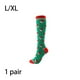 thumbnail image 2 of Minnieouse 1 par de calcetines de estilo navideño para hombres y mujeres, bonitos calcetines deportivos a la moda, calcetines hasta la rodilla antifatiga, Accesorios de calzado Gorro navideño L/XL Minnieouse  AP012322-02, 2 of 6