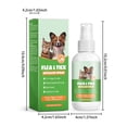 thumbnail image 3 of Peppermint Lemon Pet Flea Spray for Dogs and Cats Natural Extract Formula Helps Maintain Clean Coat 50ml Home Travel Use, 3 of 8