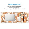 thumbnail image 5 of Rocae Corgi Animal for Gaming Mouse Pad, Mouse Pad Large, Office Computer Keyboard Mousepad, Keyboard and Mouse Pad with Stitched Edges,31.5 x 11.8 in, 5 of 5