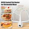 thumbnail image 2 of K45B Coated Flat Beater for KitchenAid 4.5-5 Qt Mixer Paddle Attachment Flat Beater Fits Stand Mixer Bowls For KitchenAid 4.5-5 Quart Bowls, Kitchenaid Paddle Attachment, 2 of 7