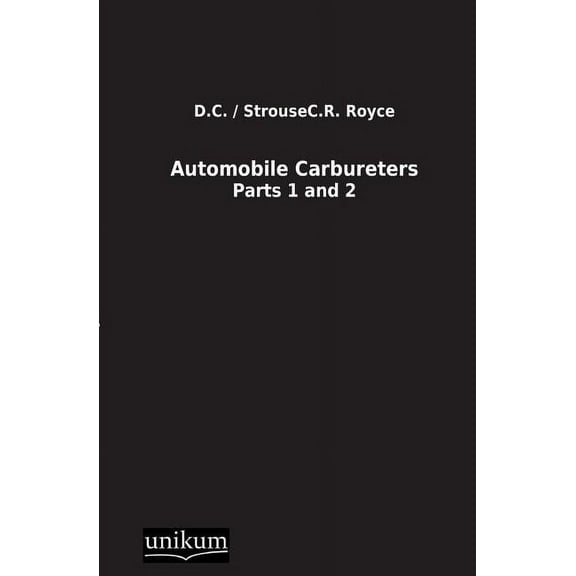 Automobile Carbureters (Paperback)