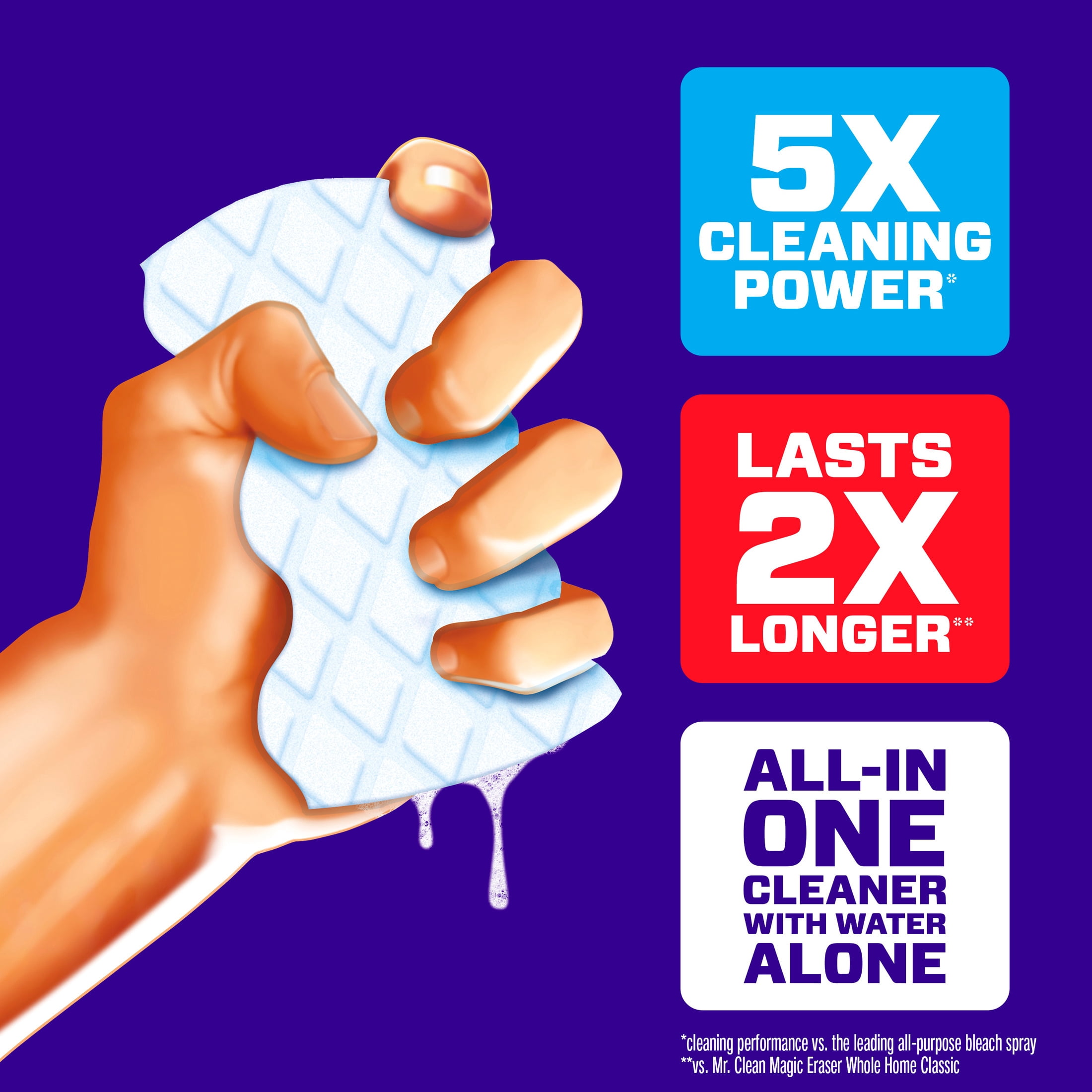 Mr. Clean Magic Eraser Sponge, Cleaner, Whole Home Extra Durable, 9ct