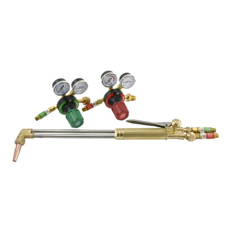 

SÜA 21 Heavy Duty Straight Cutting Torch 90° Head - Compatible with Victor + Regulators + Cutting Tip and Arrestors - (Acetylene)