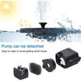 thumbnail image 4 of Eco-friendly Solar Water Feature, Solar Powered Garden Decoration for Bird Baths, Ponds, with Adjustable Water Column Height, 4 of 5