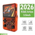 thumbnail image 3 of R36s Handheld Game Machine Portable Retro Nostalgic Arcade Open Source 128 GB(Red), 3 of 7