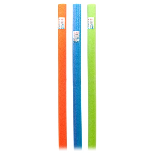 VARIETY COLORS WITH CORE HOLE-USE FOR SWIMMING ACTIVITIES 48" 3 X POOL NOODLES 