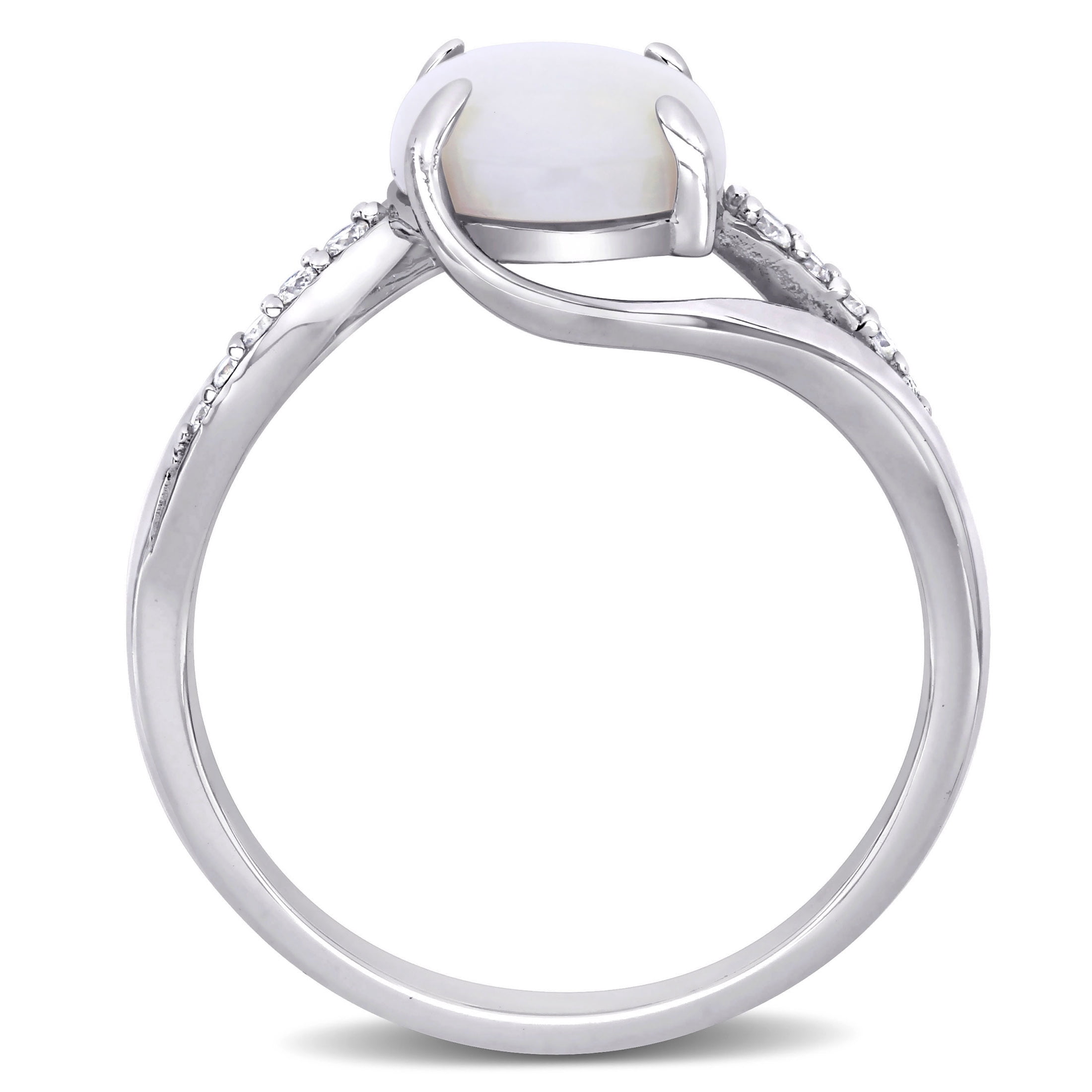 Everly Women's Opal Sterling Silver Ring