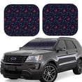 thumbnail image 1 of Saiise Christmas Deer for Foldable Car Sun Shades (2-Pack) Offer Sun Protection with an Easy-fold Design for Convenient Windshield Shading-Small, 1 of 6