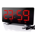 thumbnail image 2 of Despertador Digital, Despertadores Para Dormitorios Con Radio Fm, Alarmas Duales, Pantalla Led De 6', Puerto Usb Para Carga, 4 Brillos, 12/24h, Atenuación Automática, 2 of 5