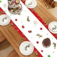 thumbnail image 4 of Green Christmas Table Runner 13x72 Inch Welcome to Villege Christmas Table Runner Decorations Soft and Funny Xmas Table Cover for Xmas Winter Holiday Home Kitchen Dinner Room Party Decor, 4 of 8
