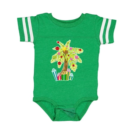 

Inktastic Christmas Palm Tree with Presents Gift Baby Boy or Baby Girl Bodysuit