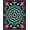 Black, Pattern 2, variant on ODIKA 4'x6' Machine Washable Non-Slip Area Rug, Whimsical Feline Medallion Latch Hook Kit with Vibrant Yarn Threads High Traffic Rug, Black, 746087