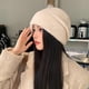 thumbnail image 5 of Sombreros de invierno para mujer, gorro de punto, gorro de lana cálido con orejeras, gorro para el frío, 5 of 8