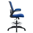 thumbnail image 6 of Serena Mesh Drafting Chair, Tall Office Chair for Standing Desk by Naomi Home-Base Color:Black,Color:Blue, 6 of 11