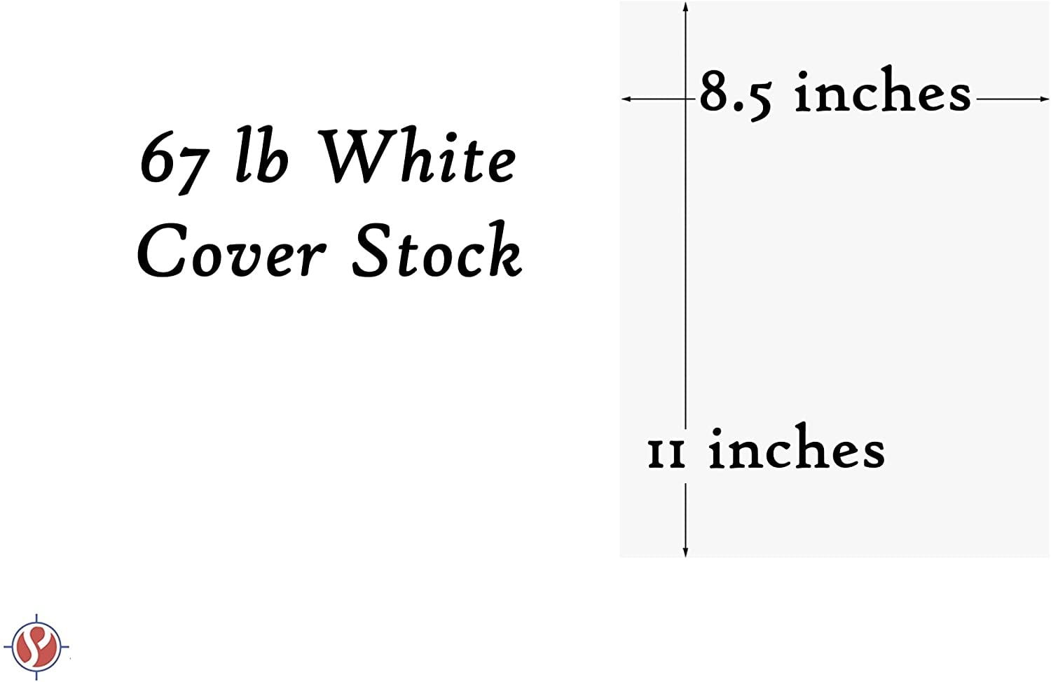 White Cardstock - 67 Lb, 100 Sheets Per Pack. 8.5 x 11 Inches